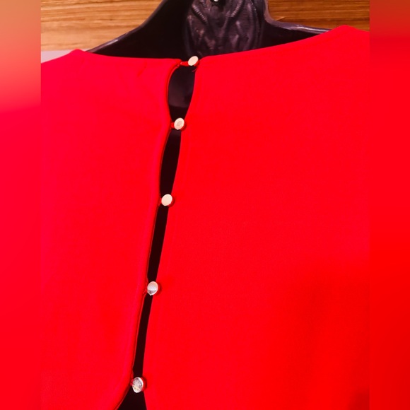 Dynamite-Red Openback Jumpsuit - Picture 7 of 8